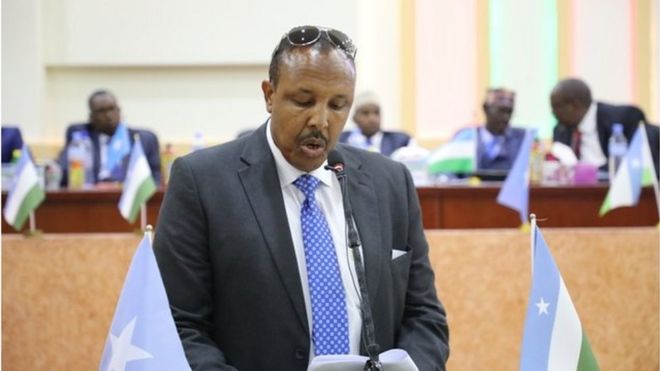 Cabdikaxiin Dhoobo Daarood oo loo doortay guddoomiyaha baarlamaanka Puntland ayaa horay uga tirsanaa xildhibaanadii hore