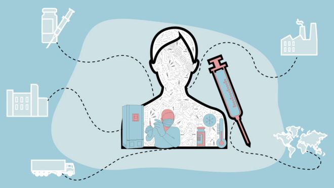 Иллюстрация молодой женщины и ее предков