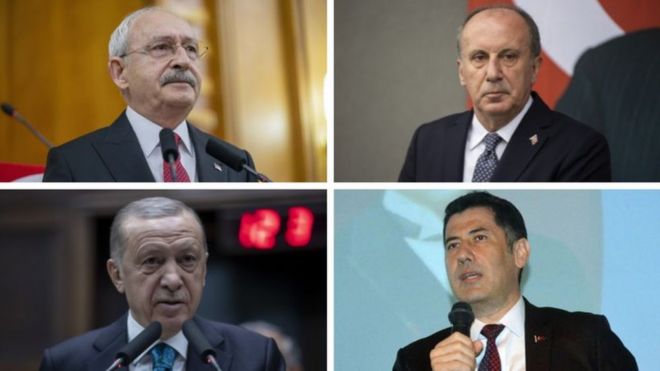 چهار نامزد انتخابات ریاست جمهوری ترکیه