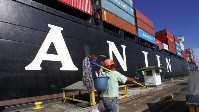 Hanjin корабль