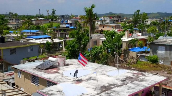 Imágenes de dron de Puerto Rico