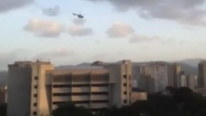 Helicóptero en Caracas
