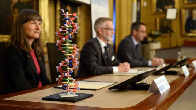 Нобелевская пресс-конференция в Стокгольме