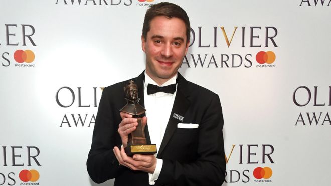 Джеймс Грэм на церемонии вручения наград Olivier Awards 2018