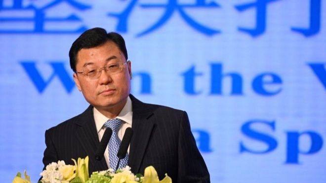 中國外交部副部長謝峰在天津會談上措辭強硬。