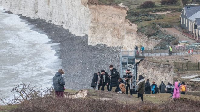 Скалы возле Birling Gap