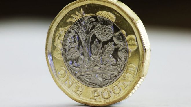 Image result for Â£1 coin thistle