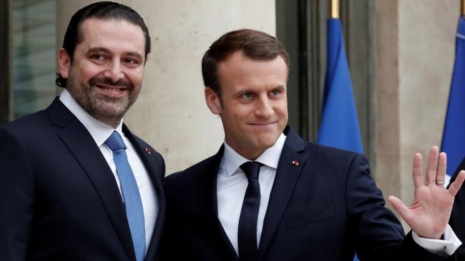 ماكرون نسب فضل حل أزمة الحريري إلى الدبلوماسية الفرنسية