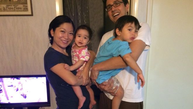 Юлиана Лю со своей семьей
