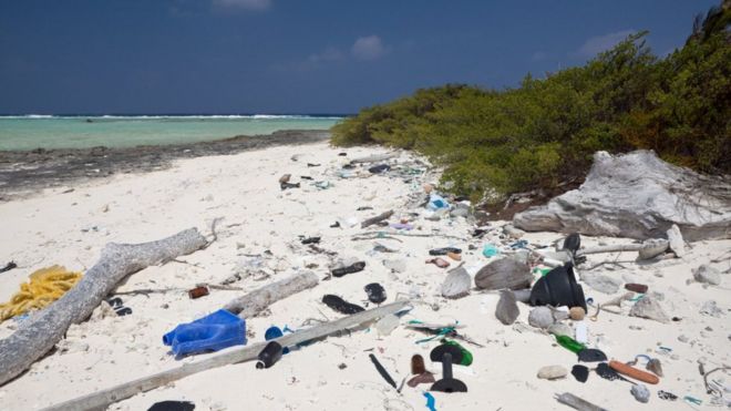 Наш пластиковый мусор попал на острова, которые находятся в тысячах миль от ближайшего населения (c) SPL