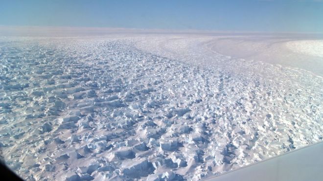 Согласно другим космическим данным, с 1979 по 2017 год Денман сбросил 270 миллиардов тонн льда