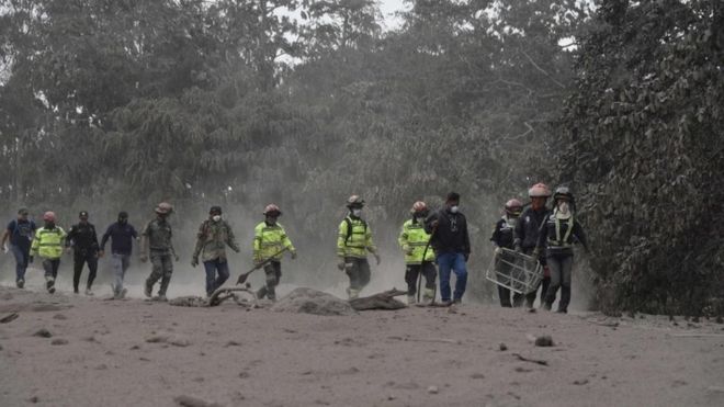 Guatemala, Fuego, gunung berapi