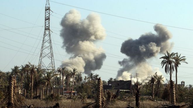 Последствия авиаудара США в Ираке