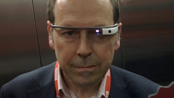 Рори Селлан-Джонс в Google Glass