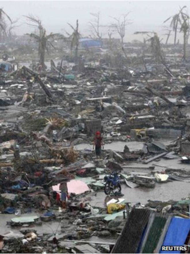 Опустошение, вызванное тайфуном Хайян, Филиппины (Изображение: Reuters)