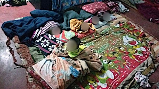 Десять детей были восстановлены из дома для психически больных в Калькутте