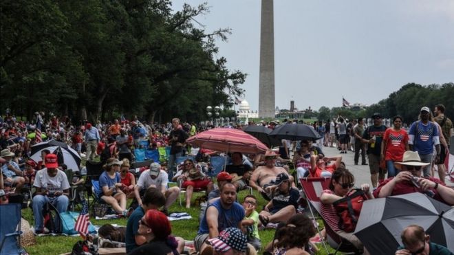 Crowds at the National Mall