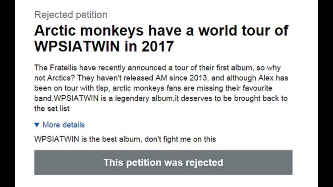 Петиция о том, что первый альбом Arctic Monkeys - их лучший альбом.