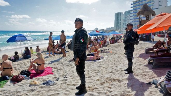 En Cancún se libra una guerra por el mercado de drogas.