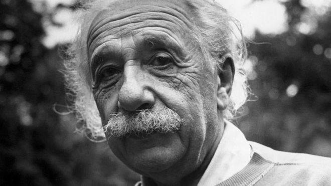 Einstein mayor, en la década de 1940.