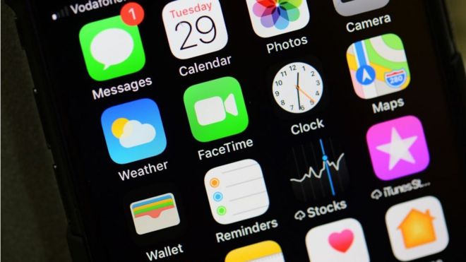 Pantalla de iPhone