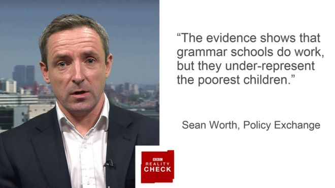 Шон Уорт говорит: факты показывают, что гимназии работают, но они недопредставляют самых бедных детей.