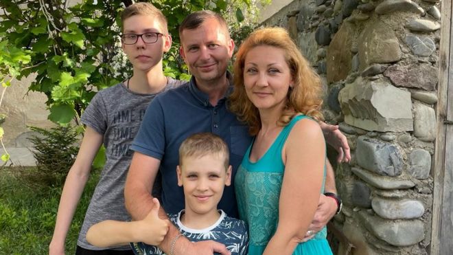 Oleksandr, Nadia, Vlad and Dmitro