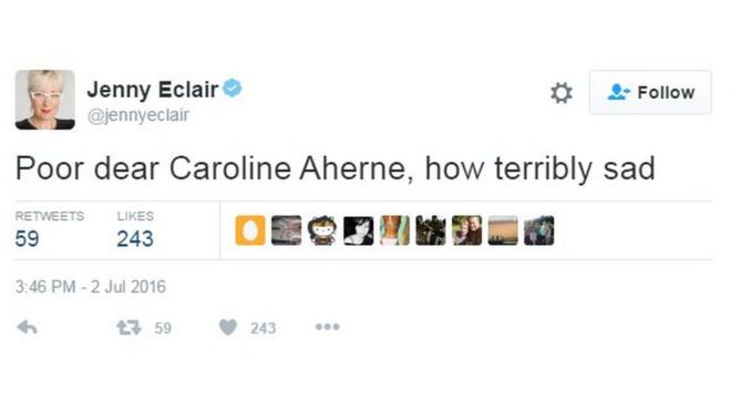 Бедная дорогая Кэролайн Ахерн, как ужасно грустно