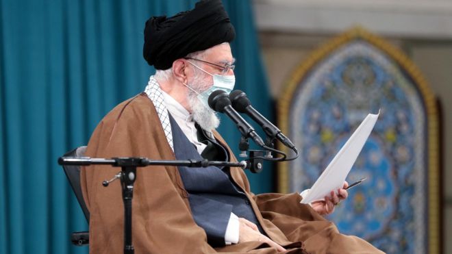 علی خامنه‌ای رهبر جمهوری اسلامی ایران