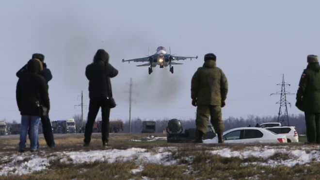 Russian air and air defence units in training in Rostov-on-Don Region