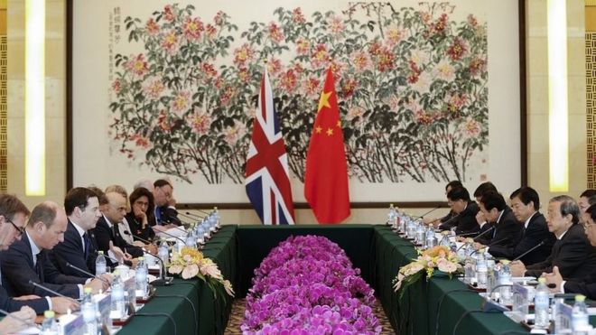 Великобритания Китайские торговые переговоры