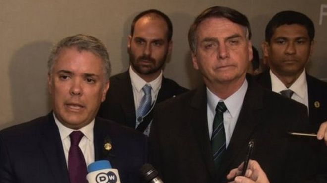 Los líderes de Canadá, Perú, Colombia y Brasil