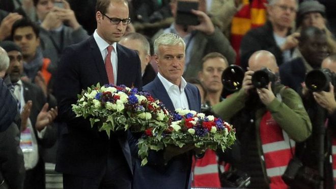 Didier Deschamps and Prince William