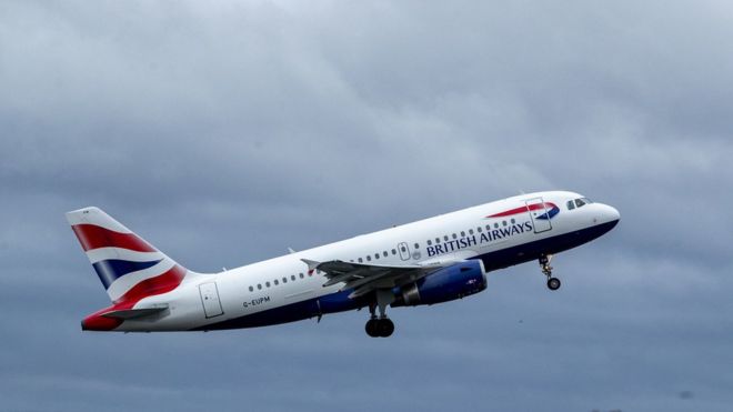 British Airways plane