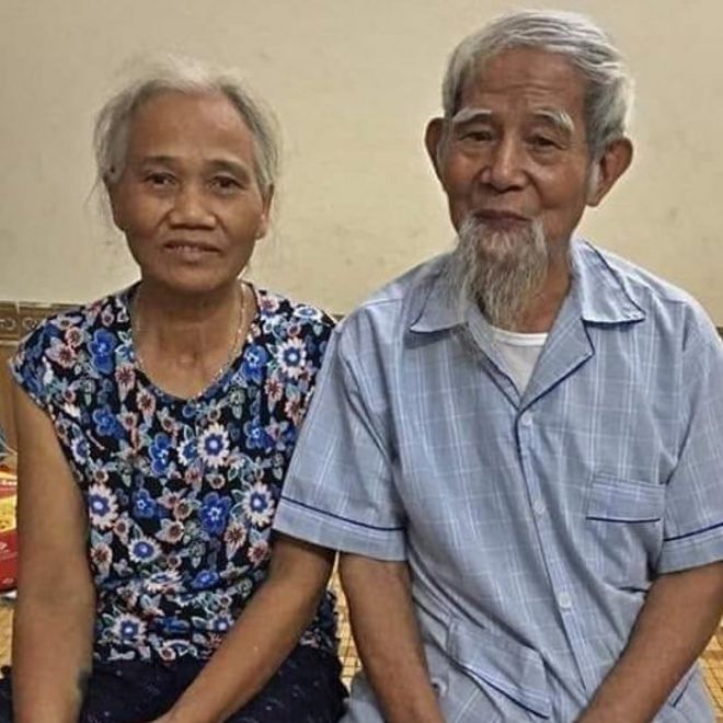 Vợ chồng cụ Lê Đình Kình