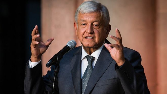 Presidente electo de MÃ©xico, AndrÃ©s Manuel LÃ³pez Obrador.