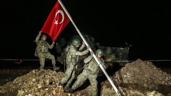 Türk ordusu Suriyada
