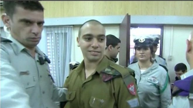 محكمة عسكرية إسرائيلية تدين الرقيب إيلور أزاريا بتهمة القتل غير العمد