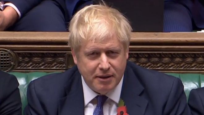 Boris Johnson, primer ministro británico