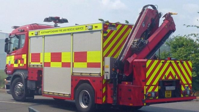 Нортгемптонширская пожарная машина.