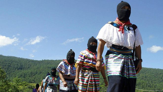 Mujeres zapatistas (archivo)