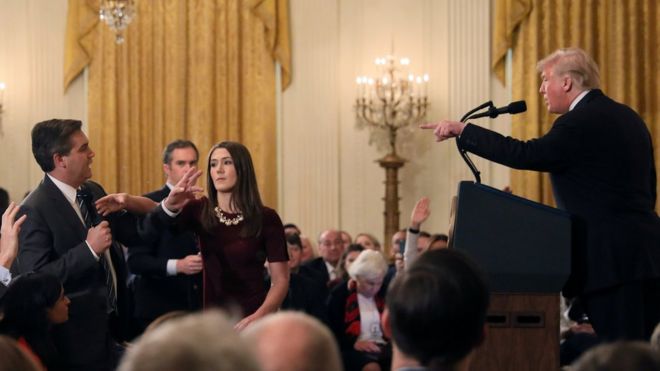 About time: White House suspends credentials for CNN's Jim Acosta _104221871_050460040