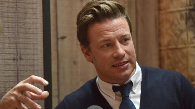 Celebrity chef Jamie Oliver