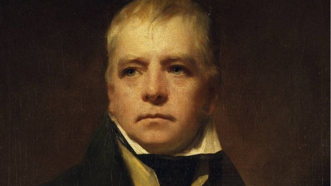 Sir Walter Scott, 1771-1832. Novelista y poeta, retratado por Sir Henry Raeburn, 1822.