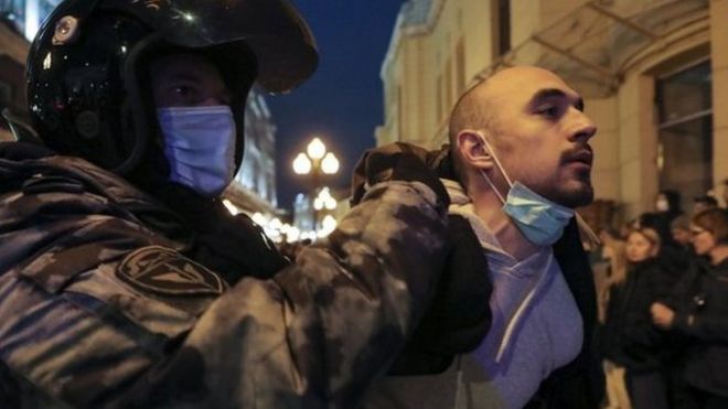 Protesta en Rusia