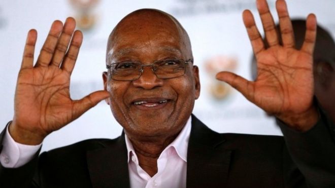South Africa President Jacob Zuma gets backing from ANC