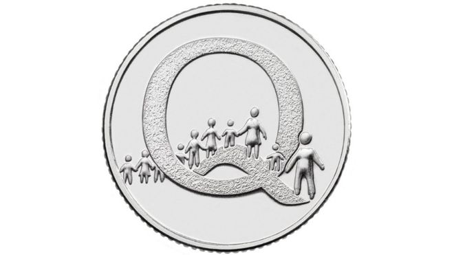 Новый дизайн очереди 10p монета