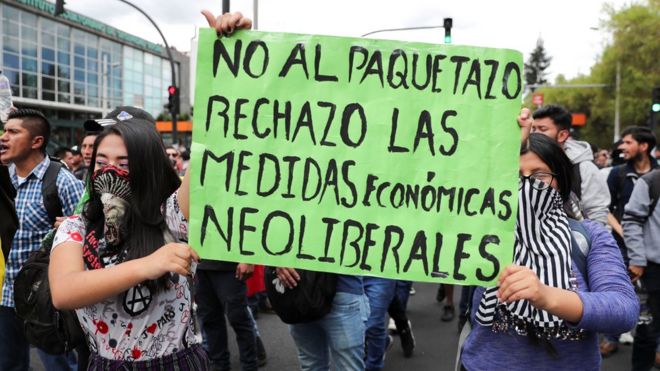 El aumento de la gasolina derivó en una ola de protestas.