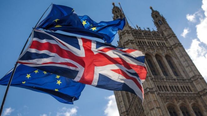 Flags over Westminster