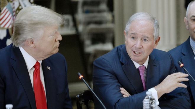 Стивен Шварцман из Blackstone является близким доверенным лицом президента Трампа